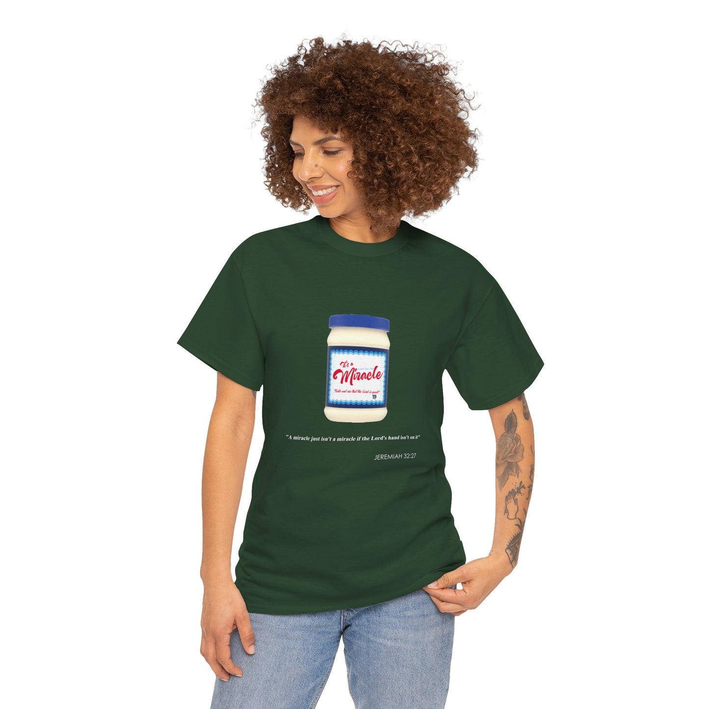 It's a Miracle Inspirational Unisex Heavy Cotton Tee
