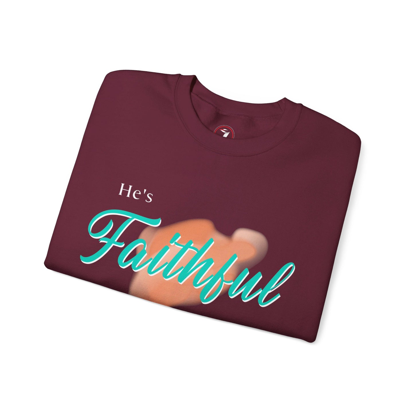 He's Faithful Unisex Heavy Blend™ Crewneck Sweatshirt