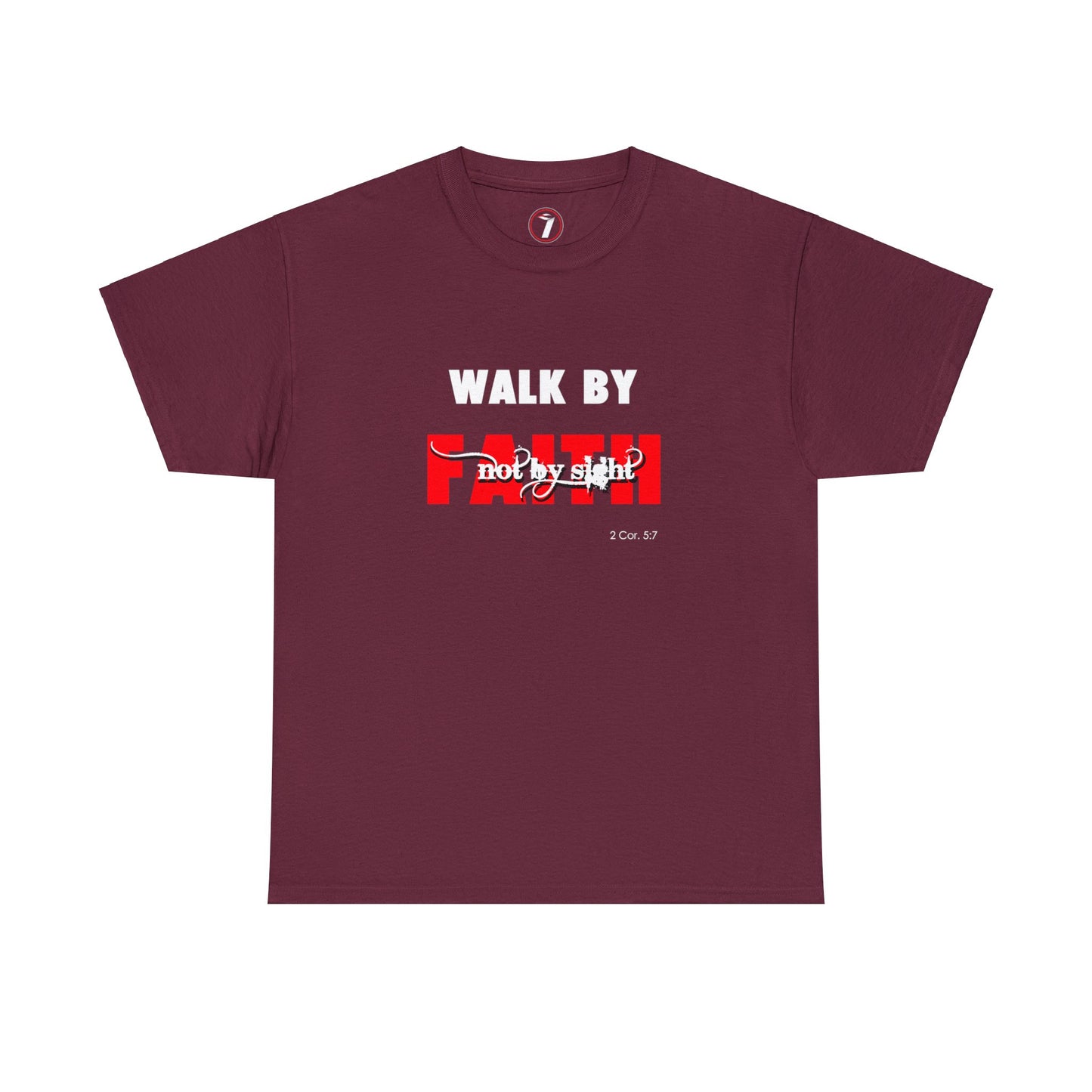 Walk by Faith Unisex Heavy Cotton Tee