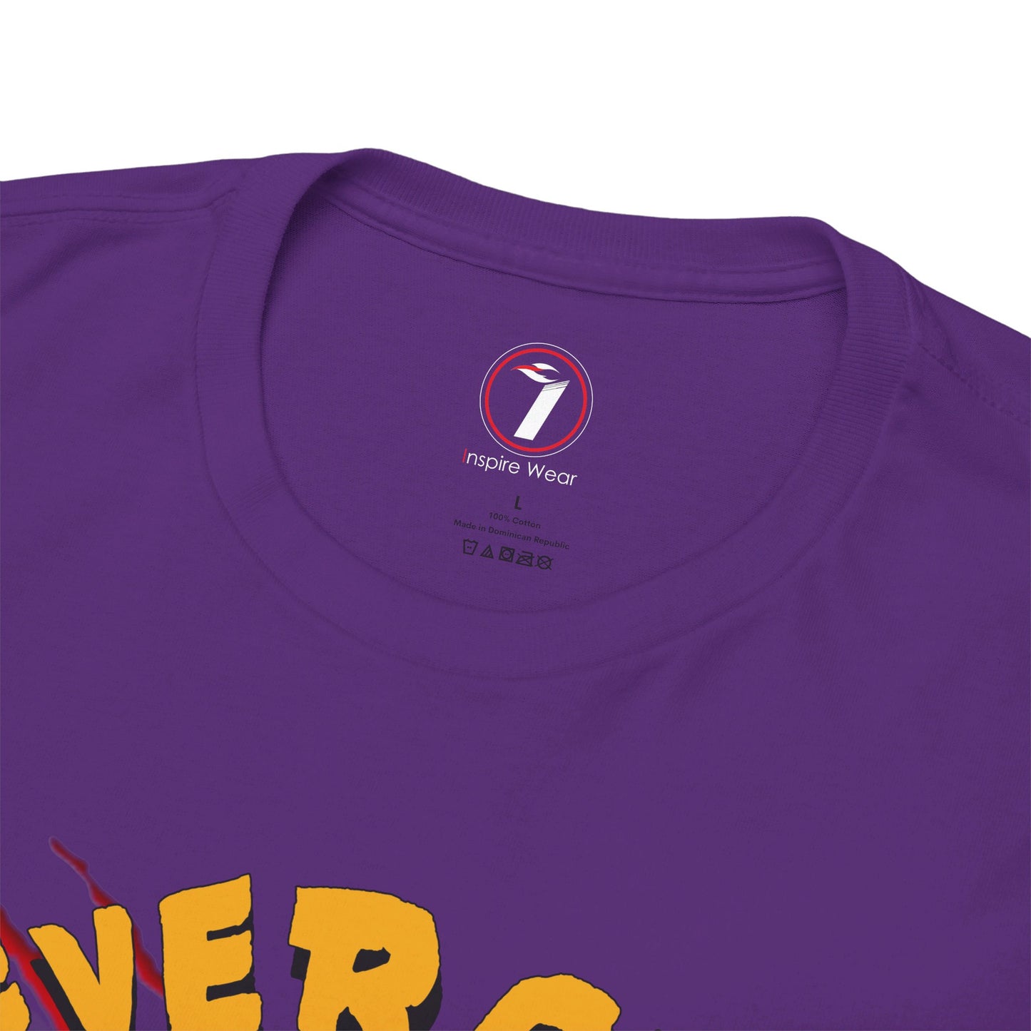 Never Give Up Unisex Heavy Cotton Tee