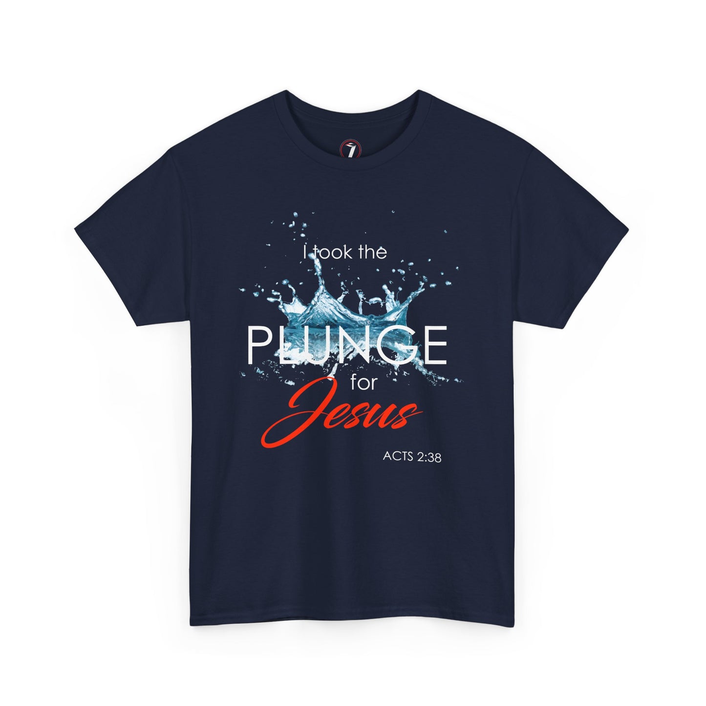 Plunge for Jesus Unisex Heavy Cotton Tee - Faith-Inspired Graphic Shirt