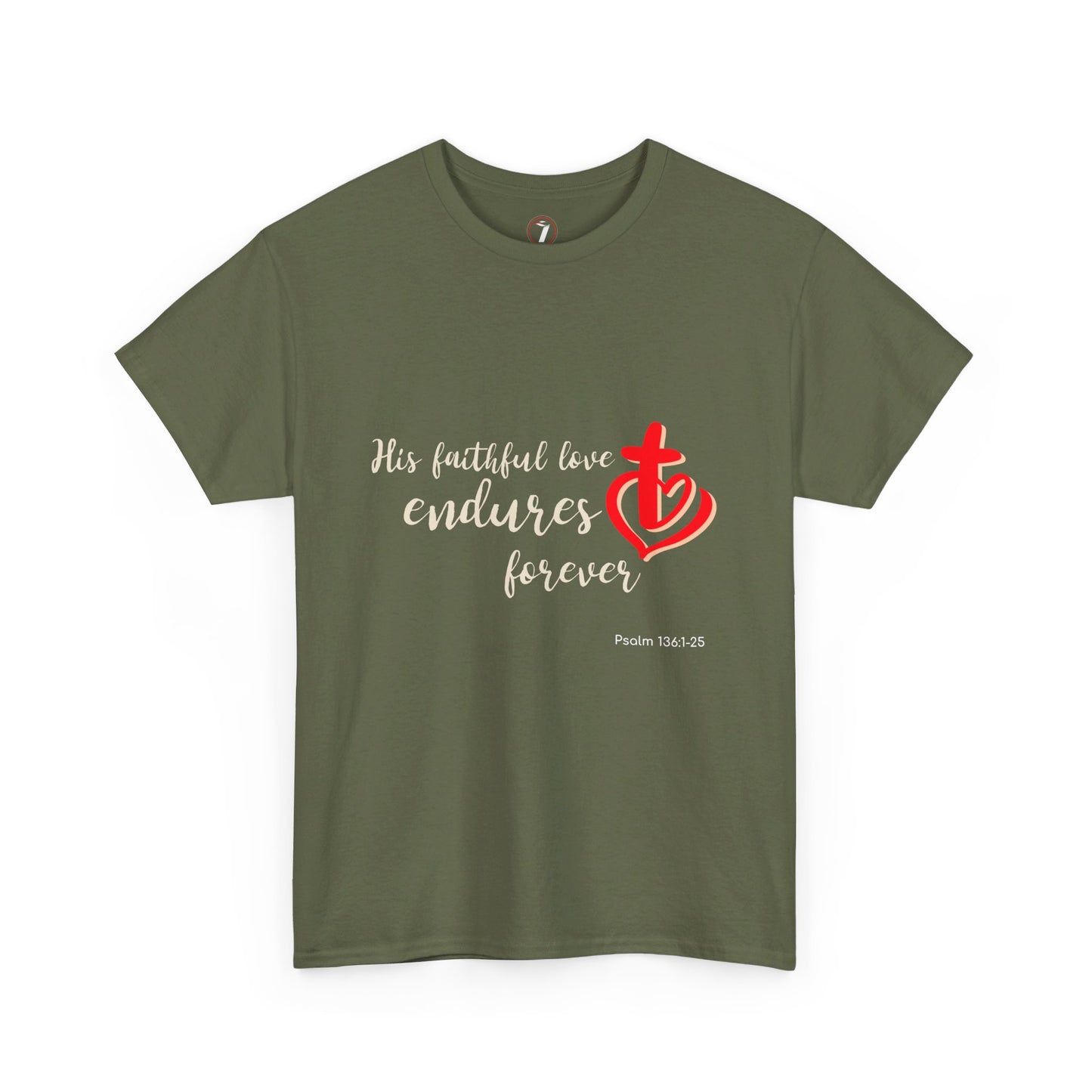 His Faithful Love Unisex Heavy Cotton Tee