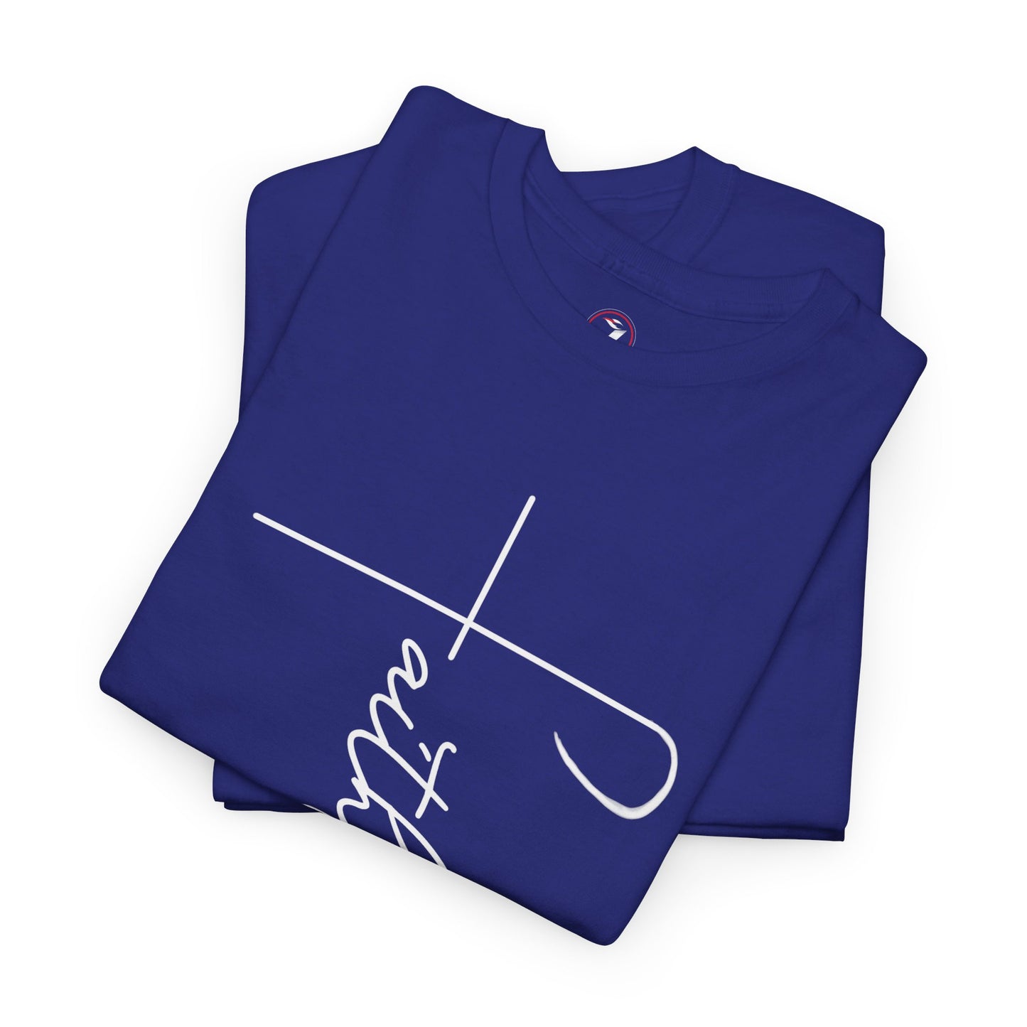 Faithful Fancy Script Unisex Heavy Cotton Tee