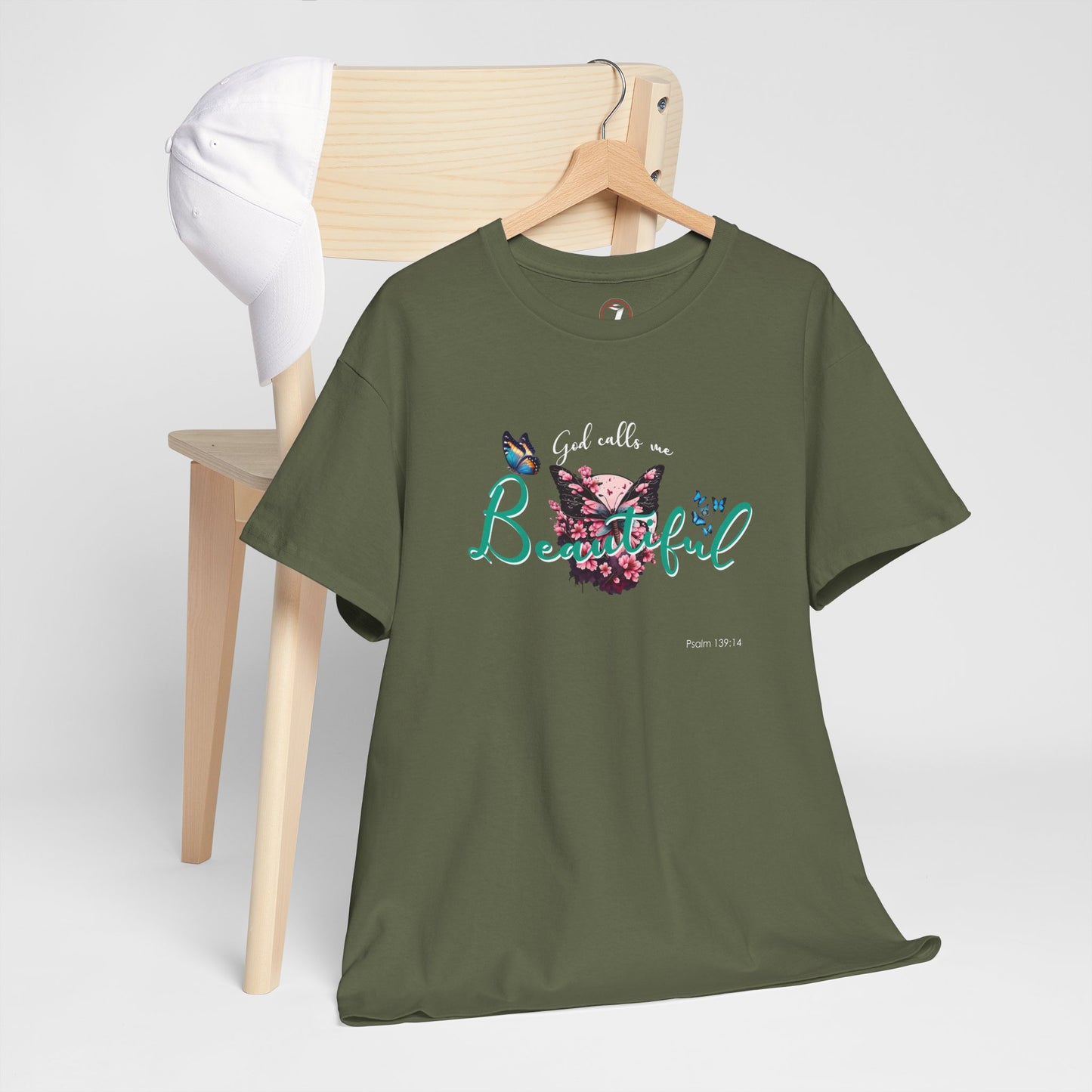 God Calls Me Beautiful Unisex Heavy Cotton Tee