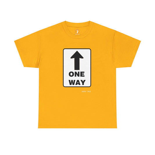 One Way Up Unisex Heavy Cotton Tee