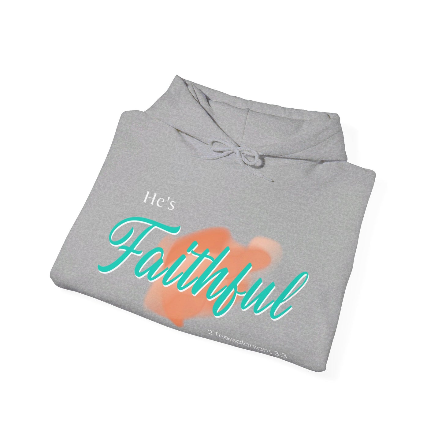 He's Faithful Unisex Heavy Blend™ Hooded Sweatshirt
