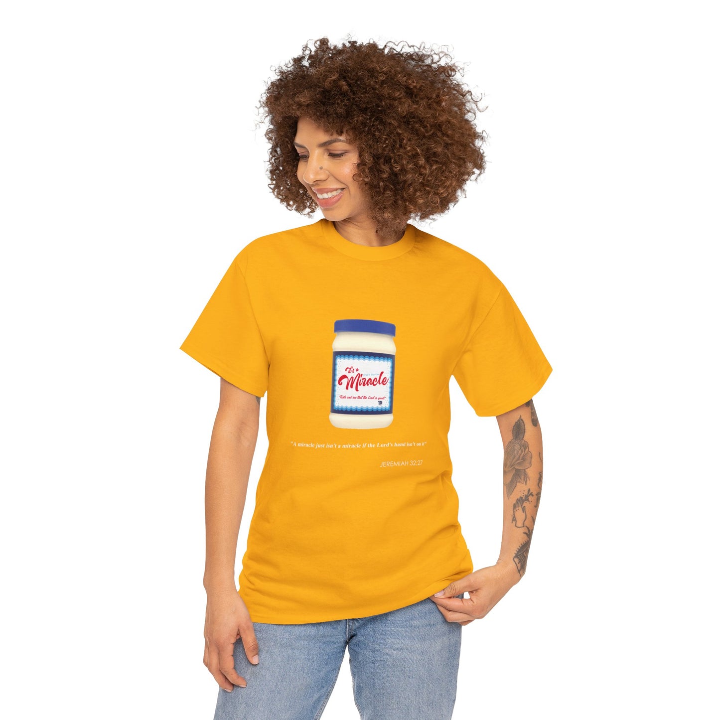 It's a Miracle Inspirational Unisex Heavy Cotton Tee