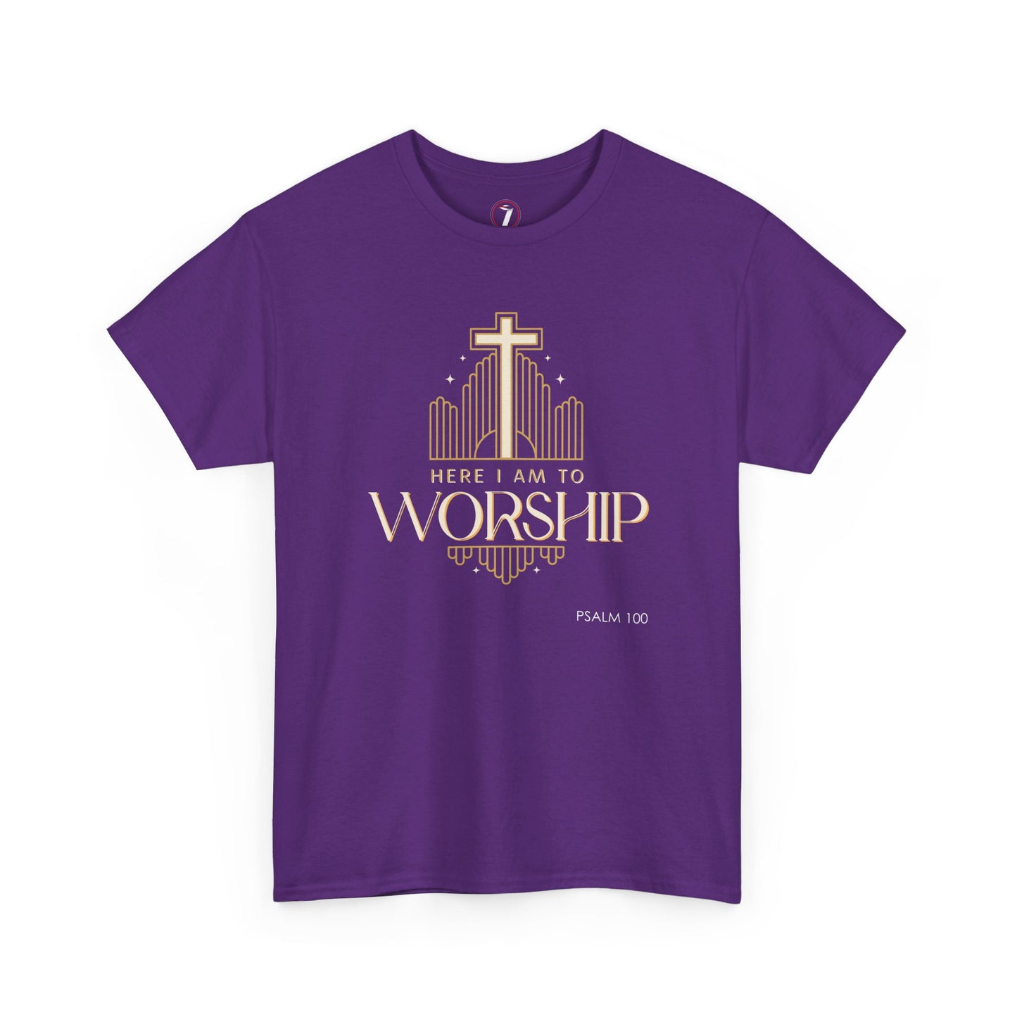 Here I am to Worship Unisex Heavy Cotton Tee