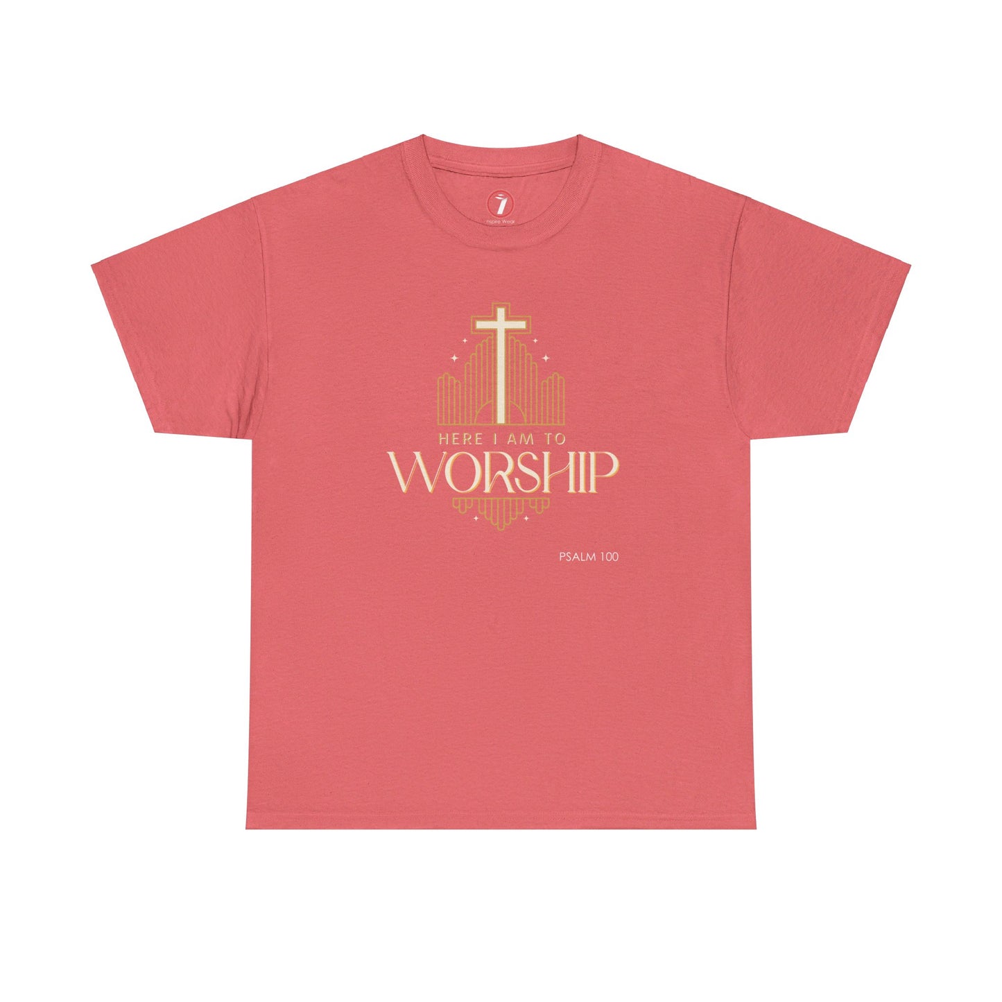 Here I am to Worship Unisex Heavy Cotton Tee