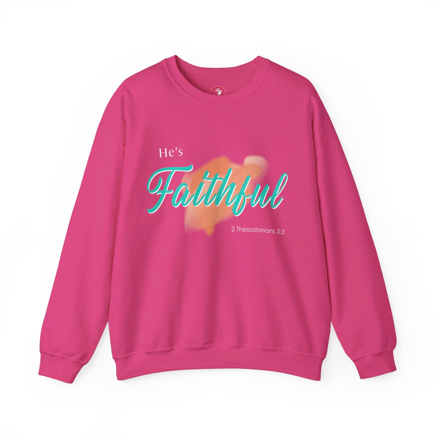 He's Faithful Unisex Heavy Blend™ Crewneck Sweatshirt