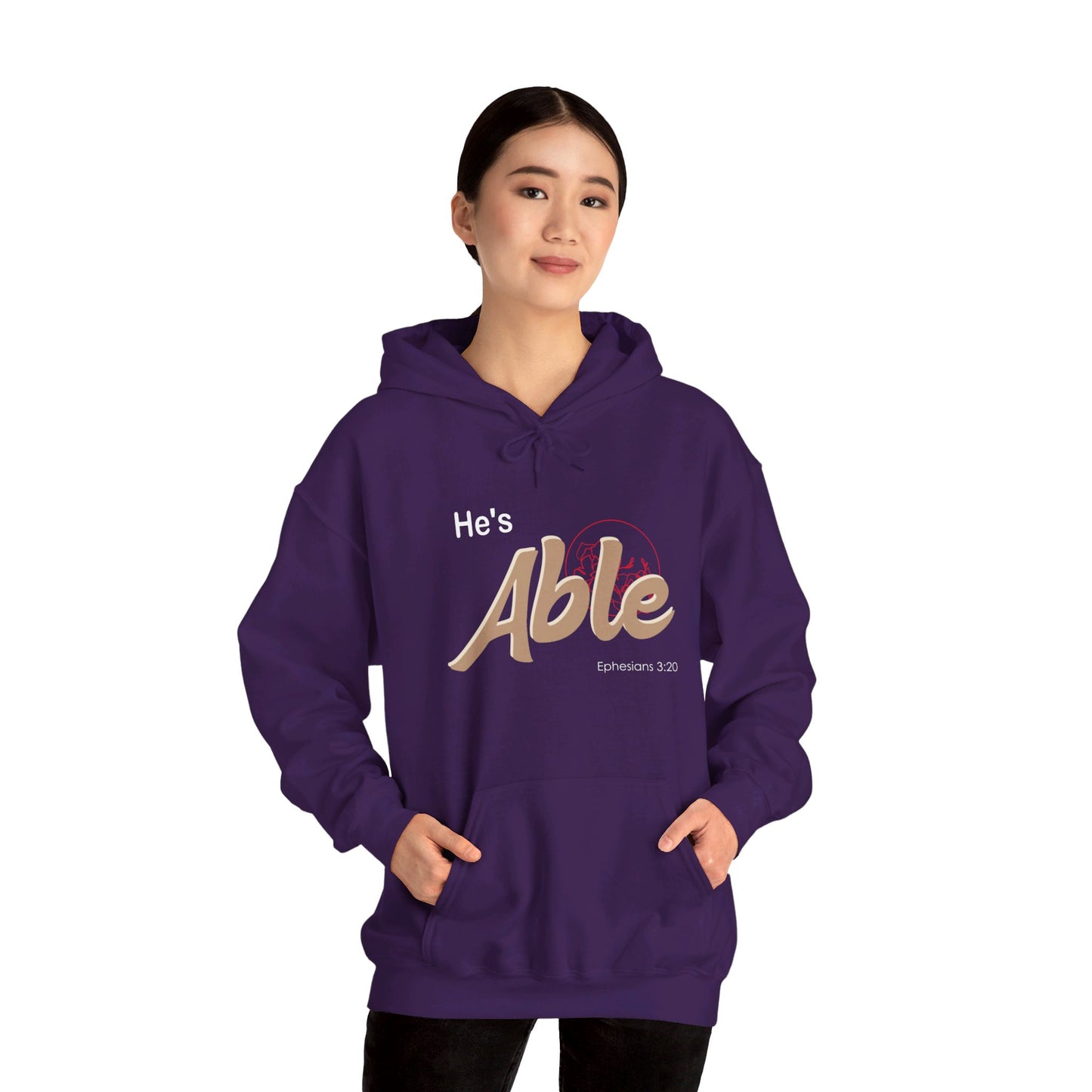 He's Able Unisex Heavy Blend™ Hooded Sweatshirt