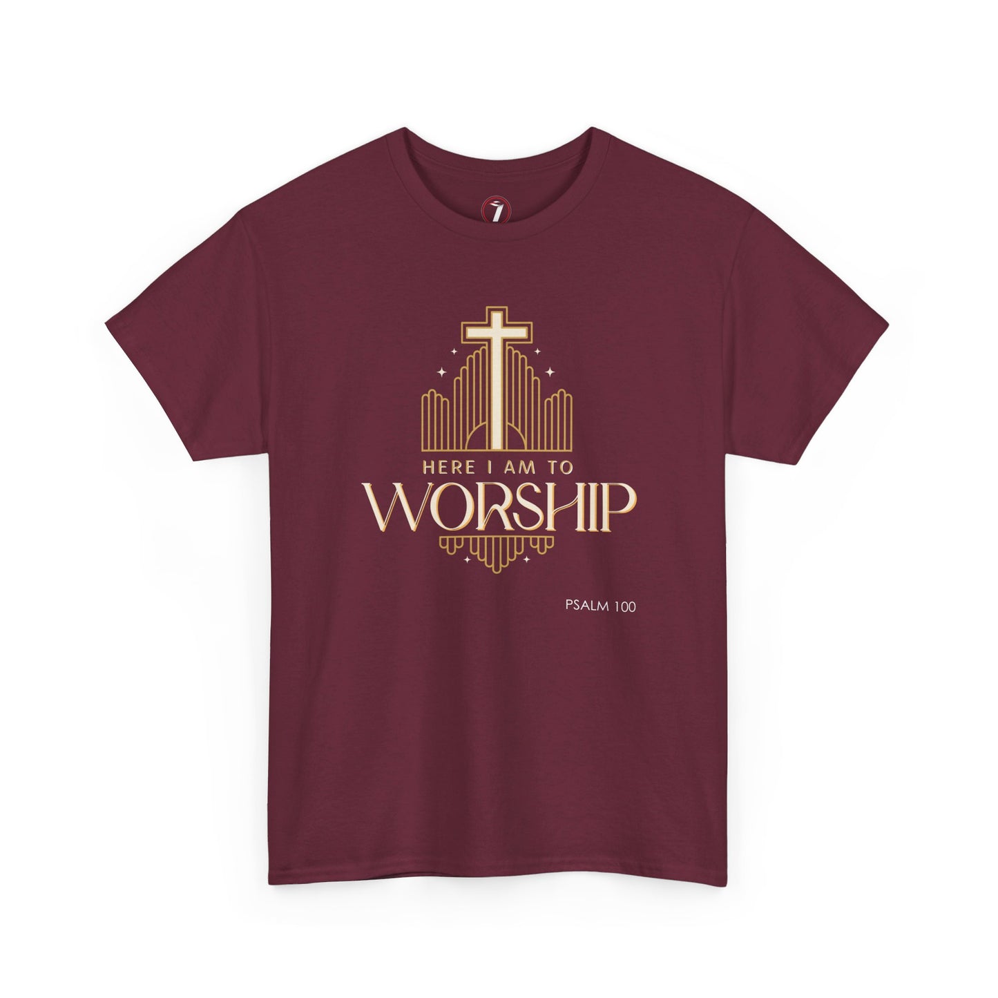 Here I am to Worship Unisex Heavy Cotton Tee