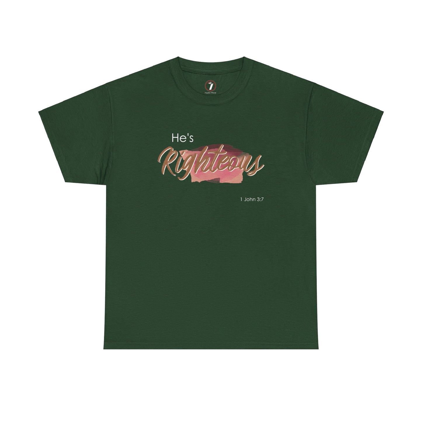 He's Righteous Unisex Heavy Cotton Tee