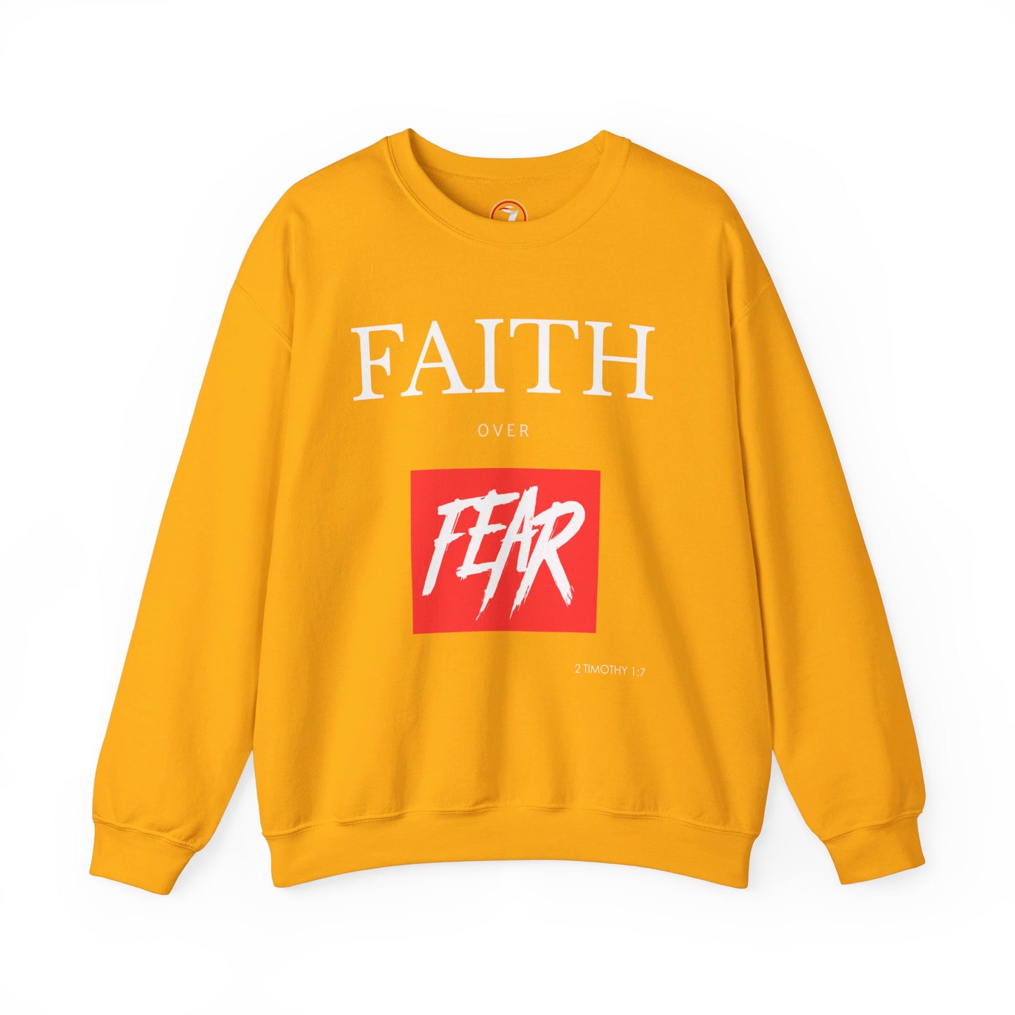 Faith over Fear Men's Unisex Heavy Blend™ Crewneck Sweatshirt