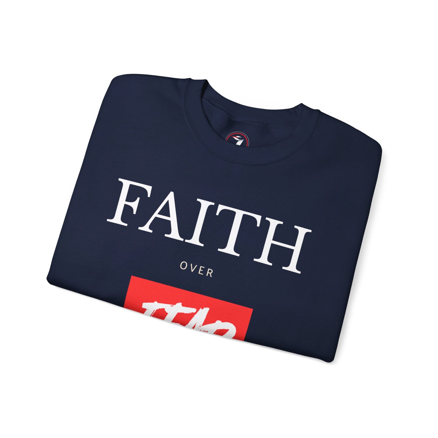 Faith over Fear Men's Unisex Heavy Blend™ Crewneck Sweatshirt
