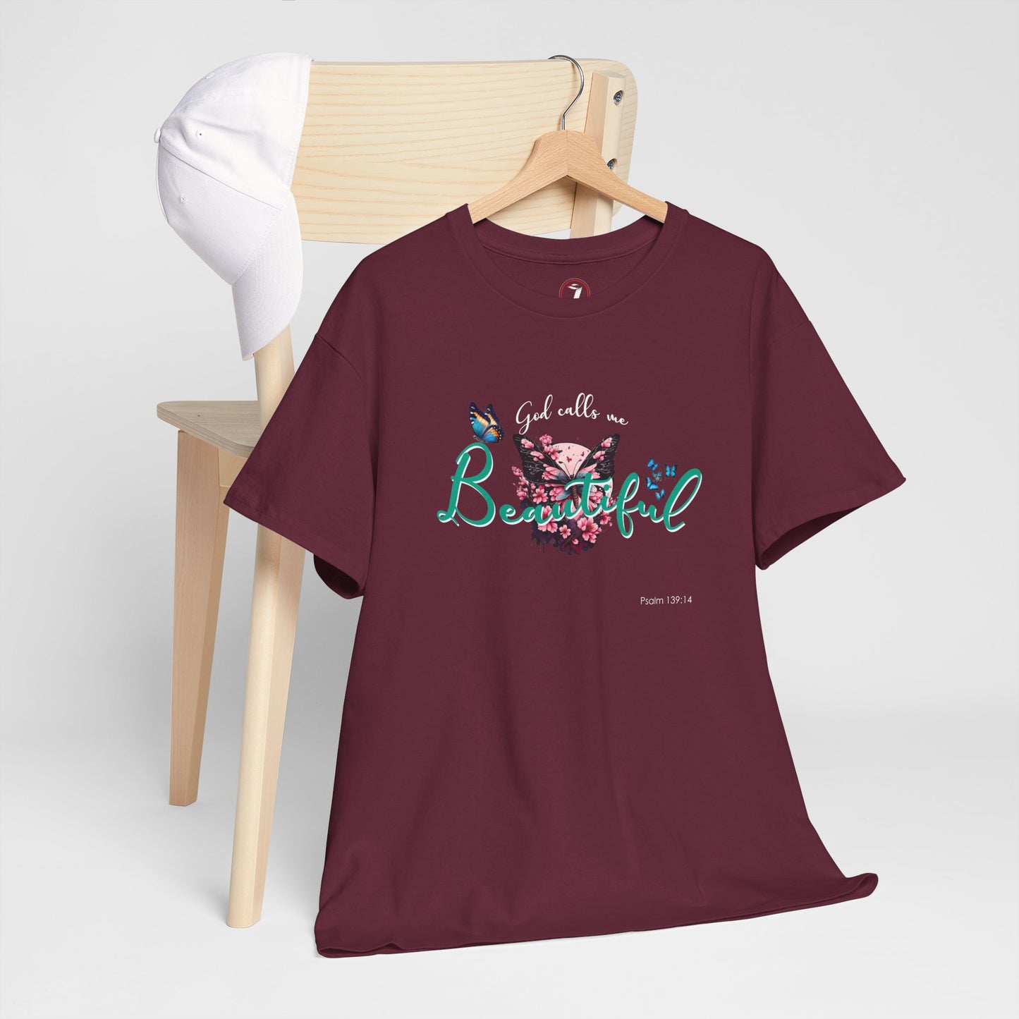 God Calls Me Beautiful Unisex Heavy Cotton Tee