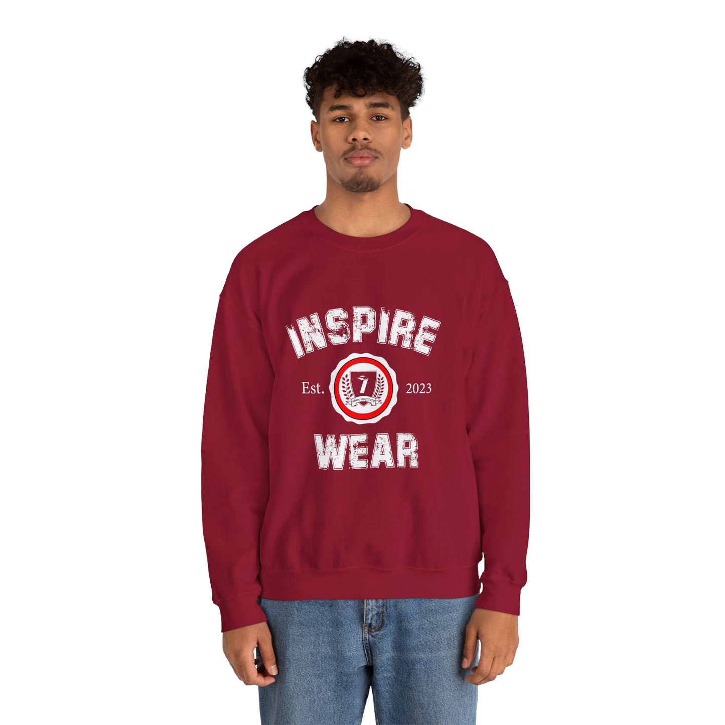 Inspire Wear Collegiate Unisex Heavy Blend™ Crewneck Sweatshirt