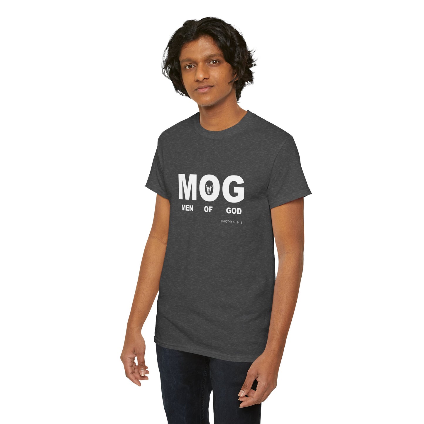 "MOG" Men of God Faith Based Graphic T-Shirt - Unisex Heavy Cotton Tee