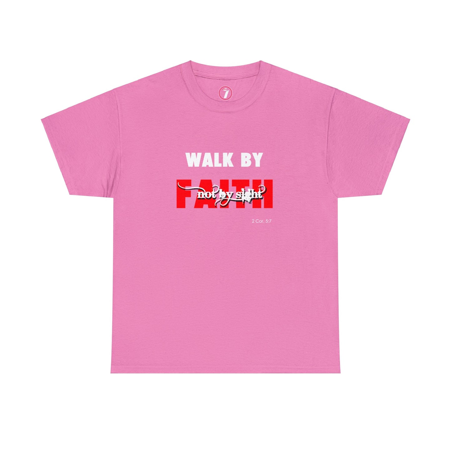 Walk by Faith Unisex Heavy Cotton Tee