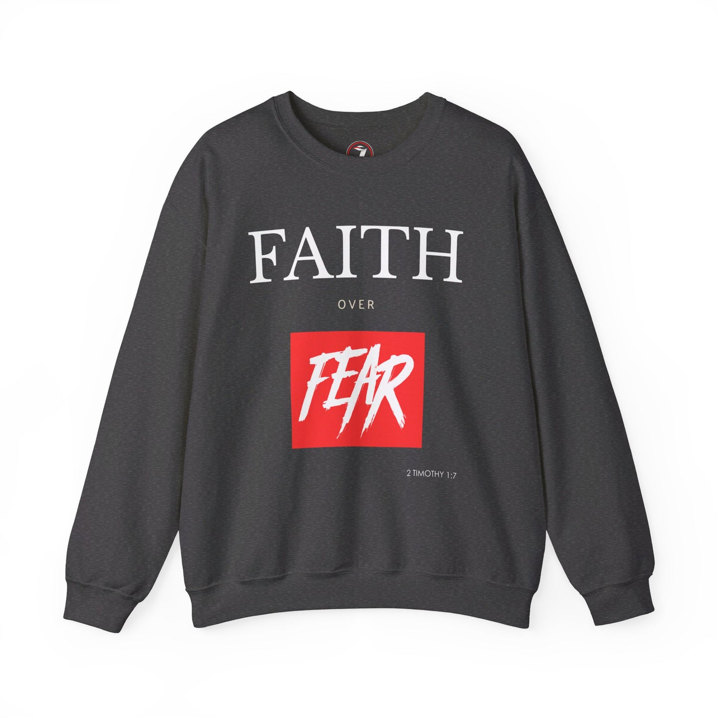 Faith over Fear Men's Unisex Heavy Blend™ Crewneck Sweatshirt