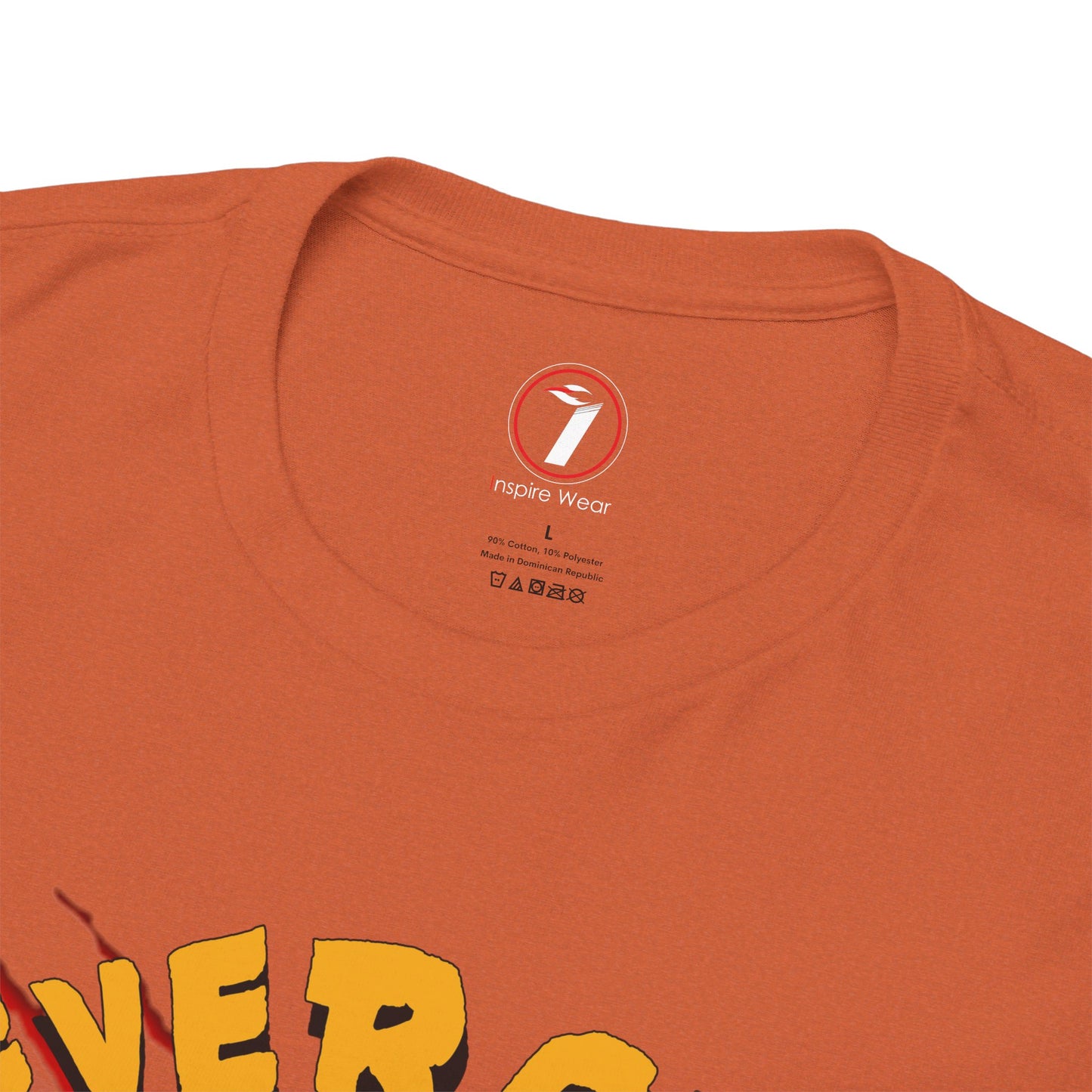 Never Give Up Unisex Heavy Cotton Tee
