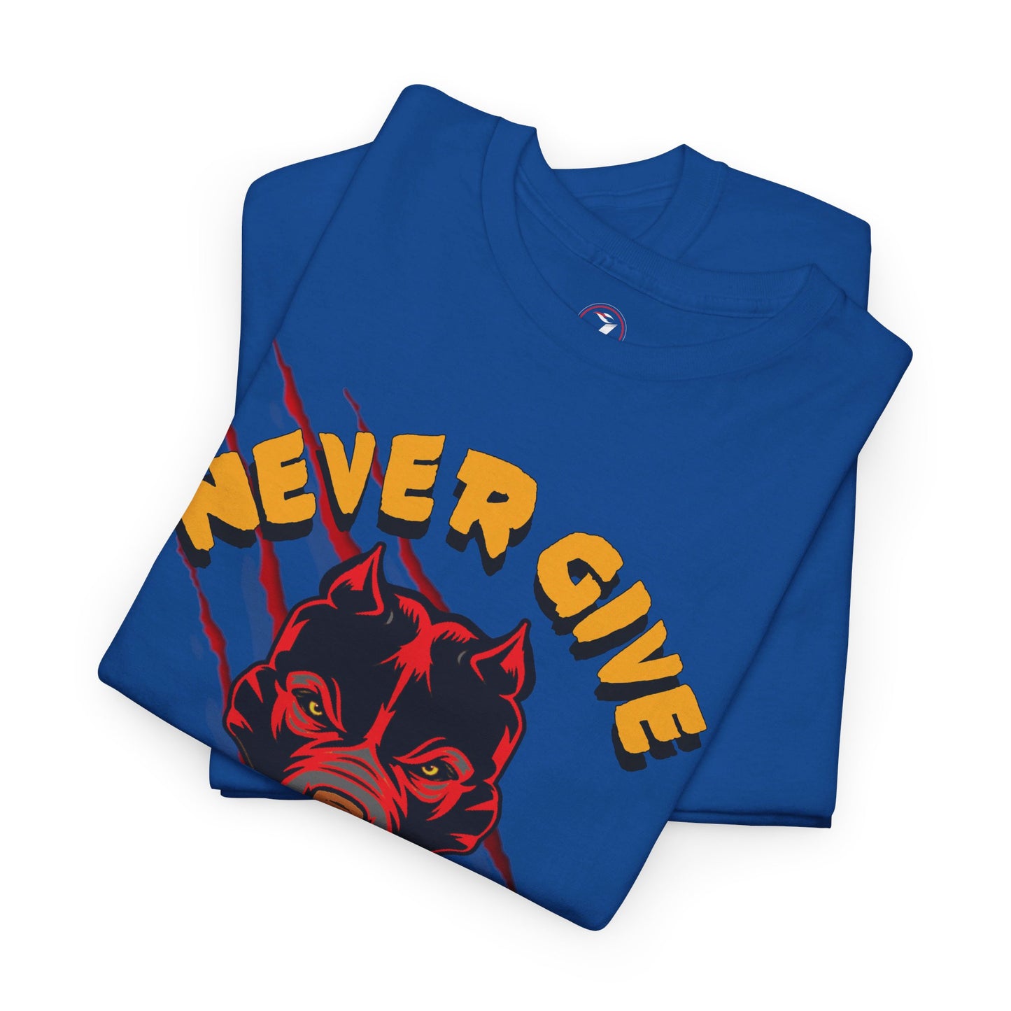 Never Give Up Unisex Heavy Cotton Tee