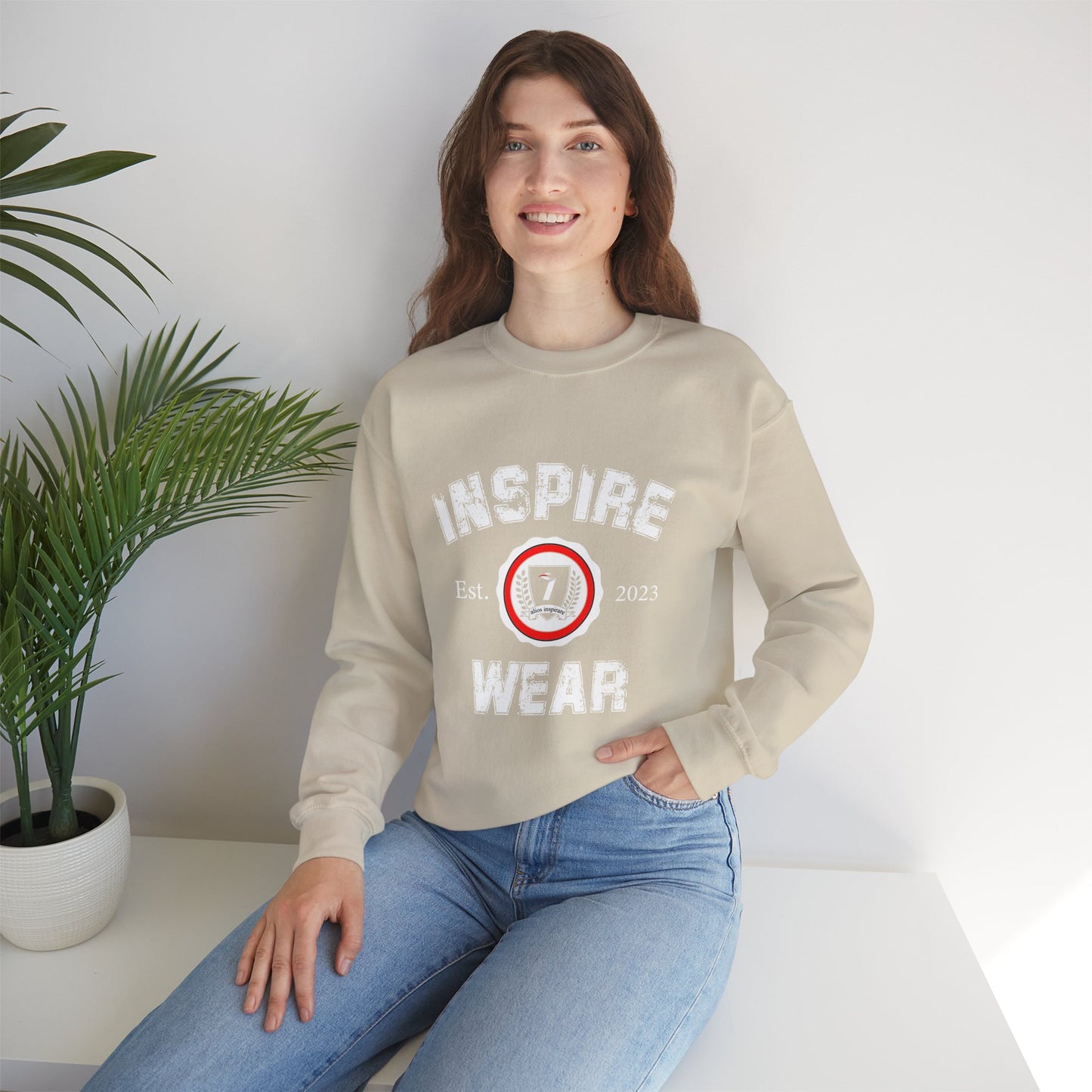 Inspire Wear Collegiate Unisex Heavy Blend™ Crewneck Sweatshirt