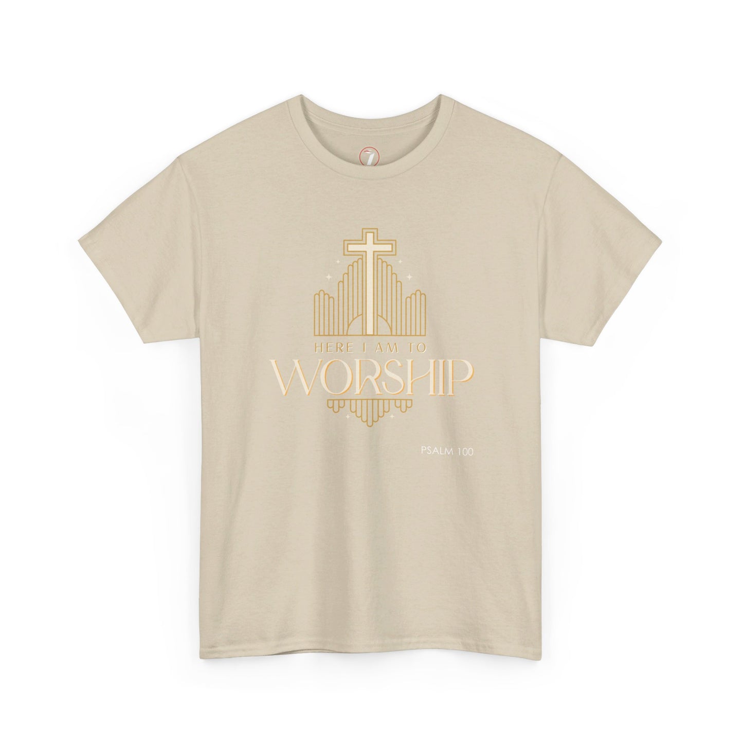 Here I am to Worship Unisex Heavy Cotton Tee