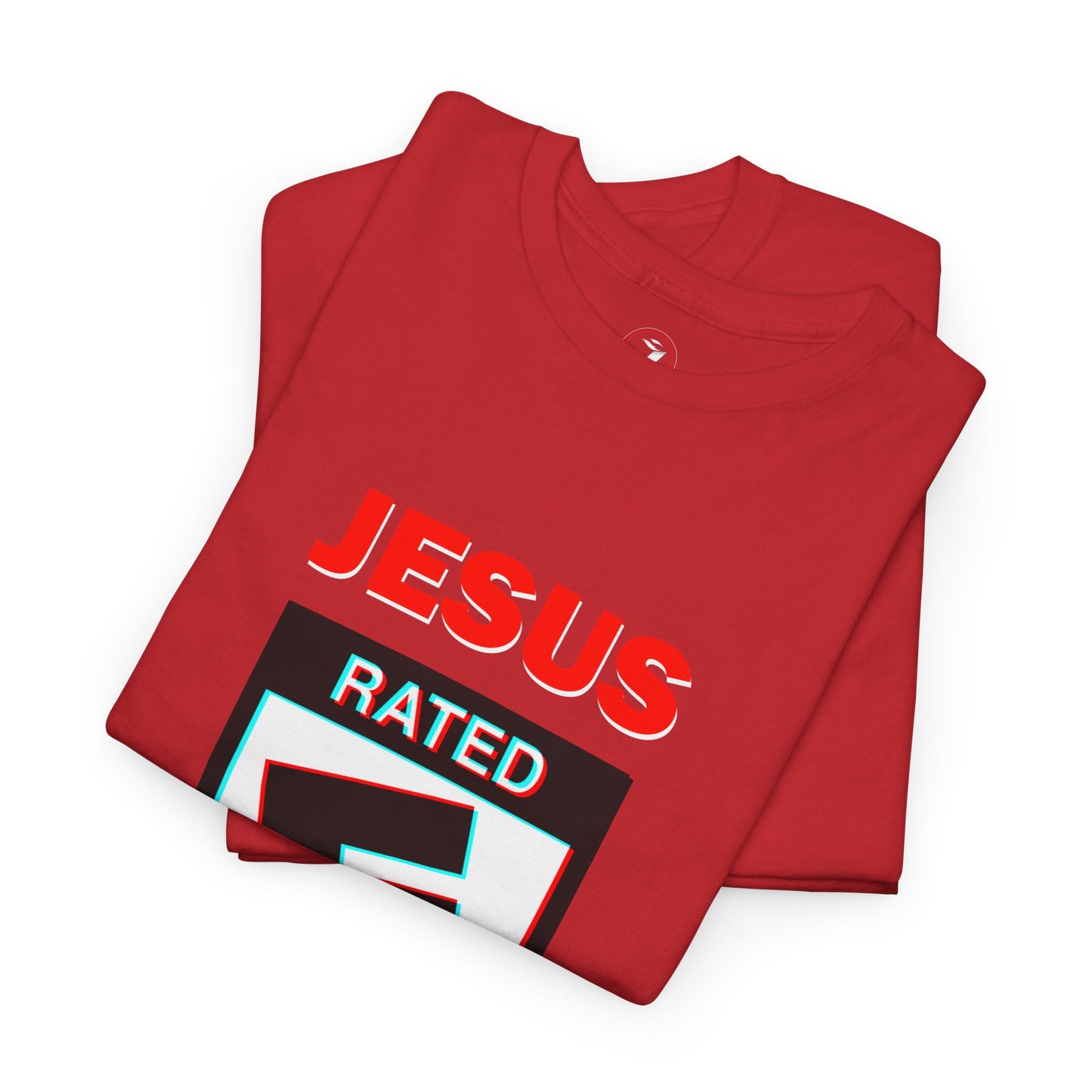 Jesus Rated E Unisex Heavy Cotton Tee Christian T-Shirt