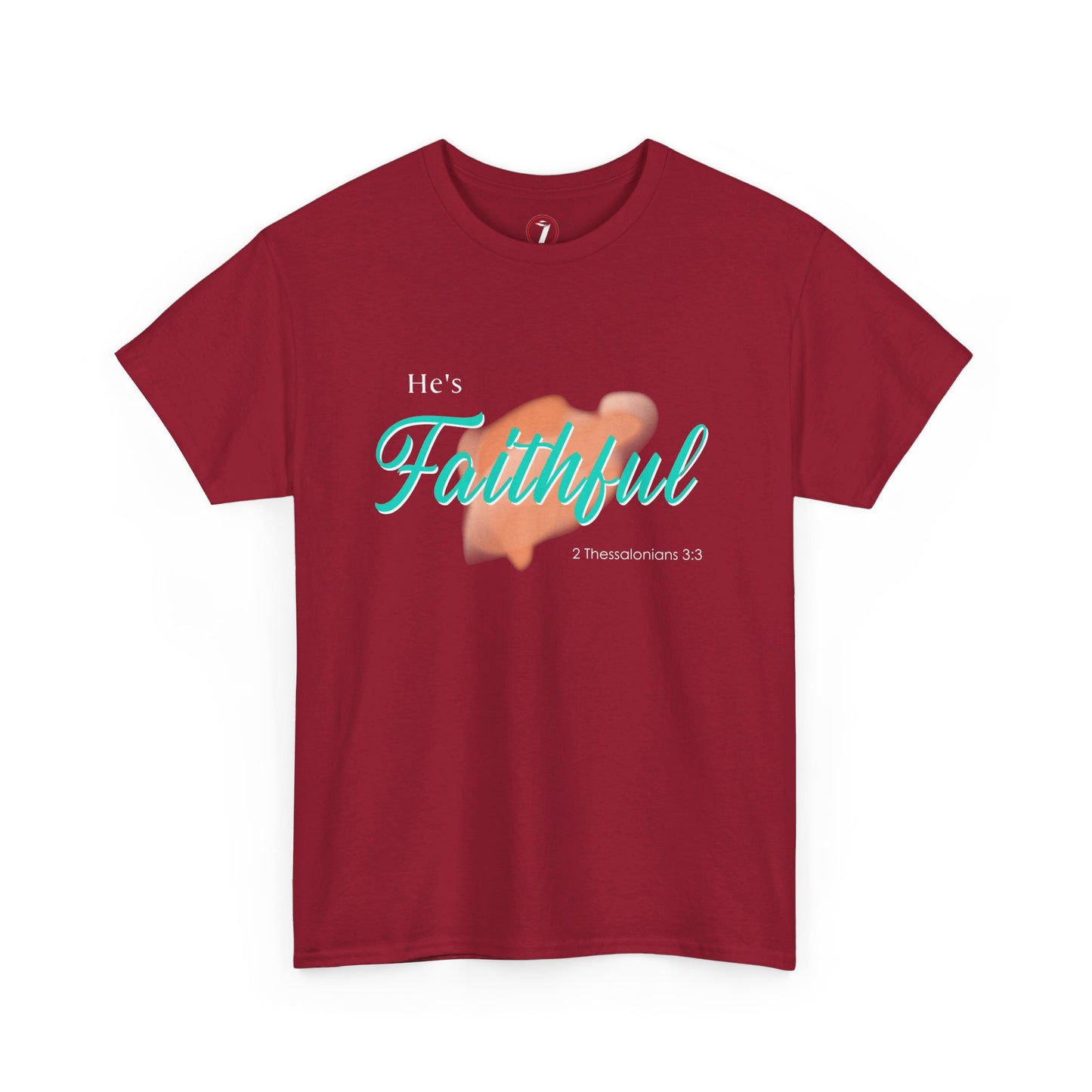 He's Faithful Unisex Heavy Cotton Tee