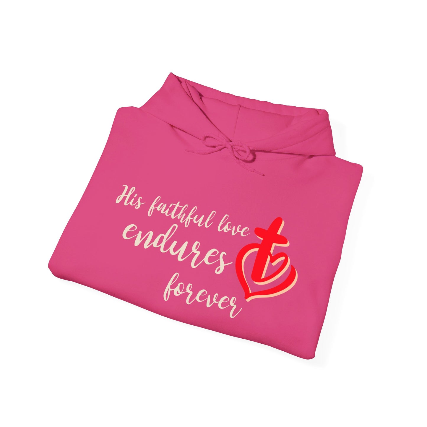 His Faithful Love Unisex Heavy Blend™ Hooded Sweatshirt