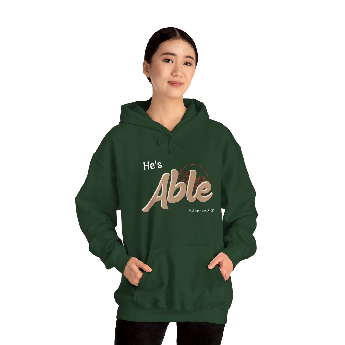 He's Able Unisex Heavy Blend™ Hooded Sweatshirt