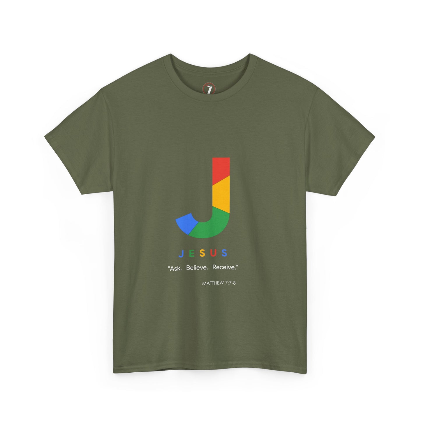 Ask. Believe. Receive. Unisex Heavy Cotton Tee