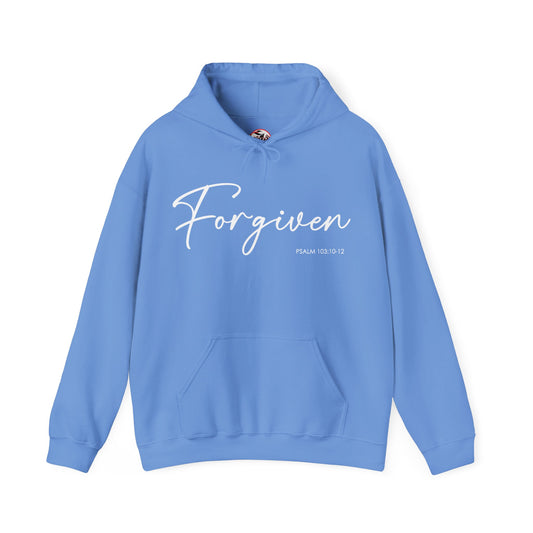 "Forgiven" Inspirational Pullover Hoodie