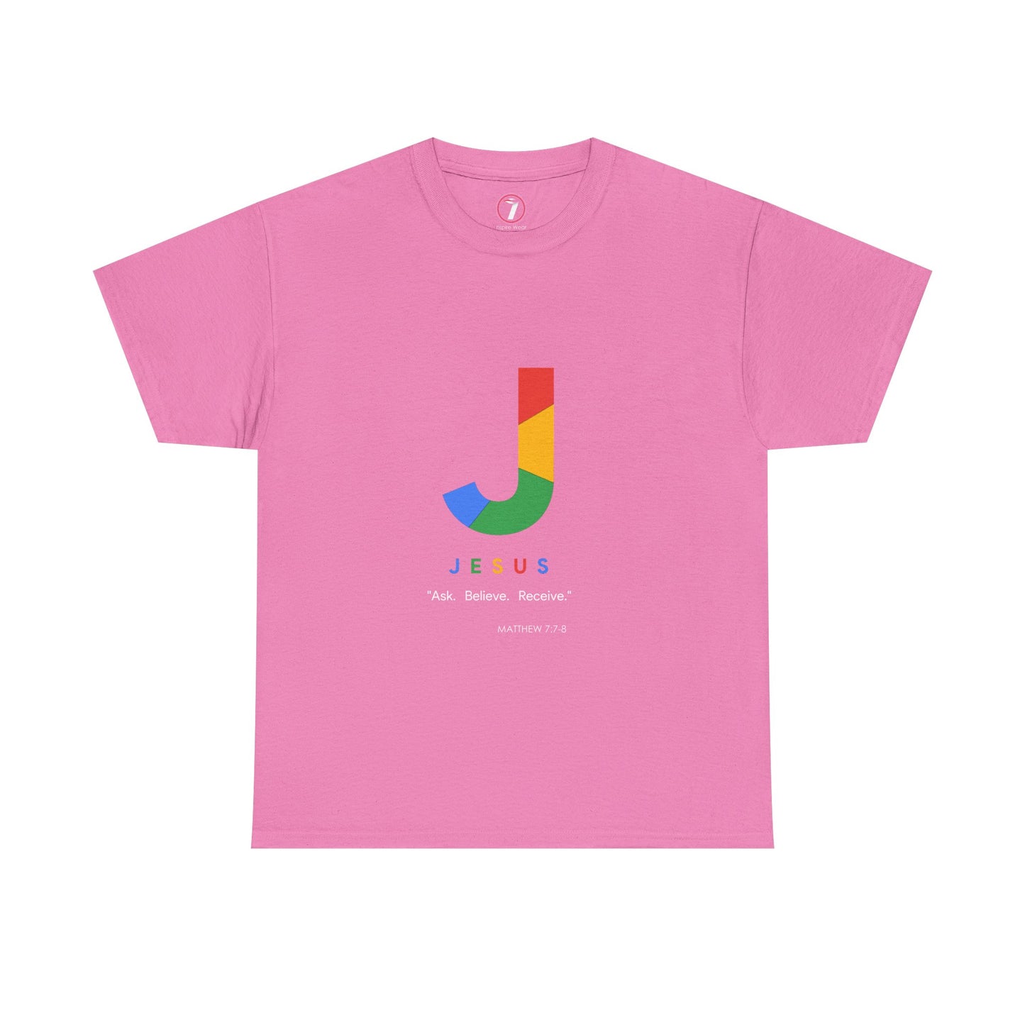 Ask. Believe. Receive. Unisex Heavy Cotton Tee