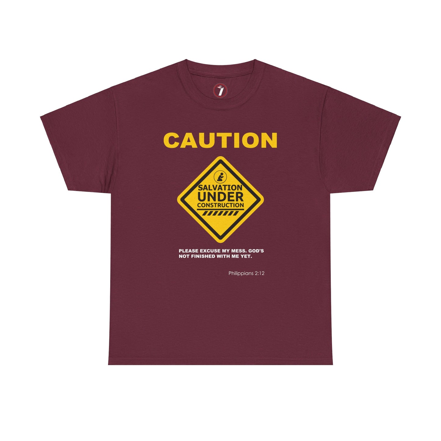 Salvation Under Construction Unisex Heavy Cotton Tee