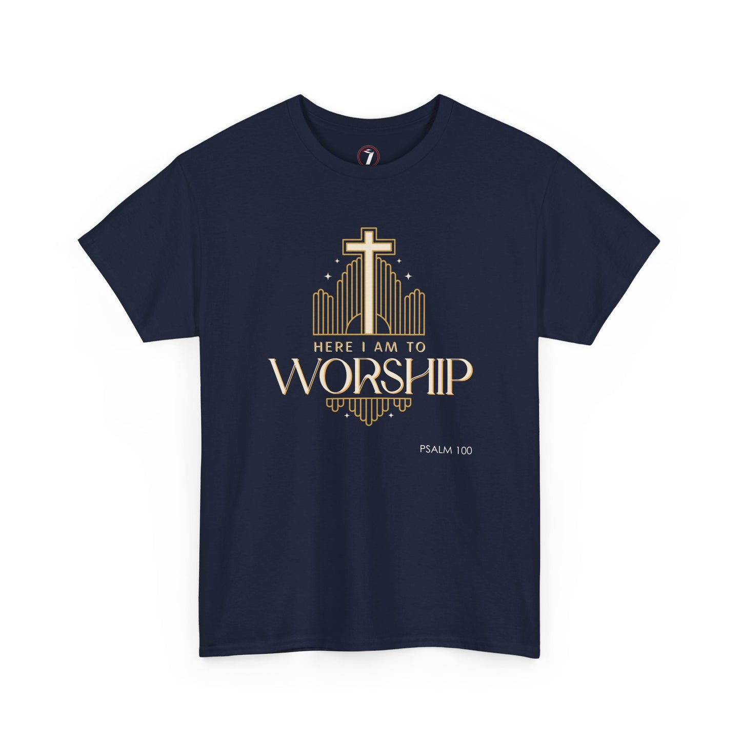 Here I am to Worship Unisex Heavy Cotton Tee