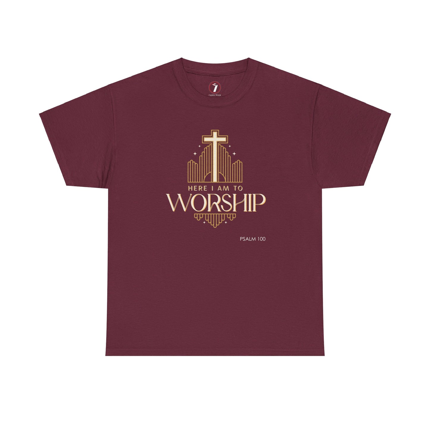 Here I am to Worship Unisex Heavy Cotton Tee