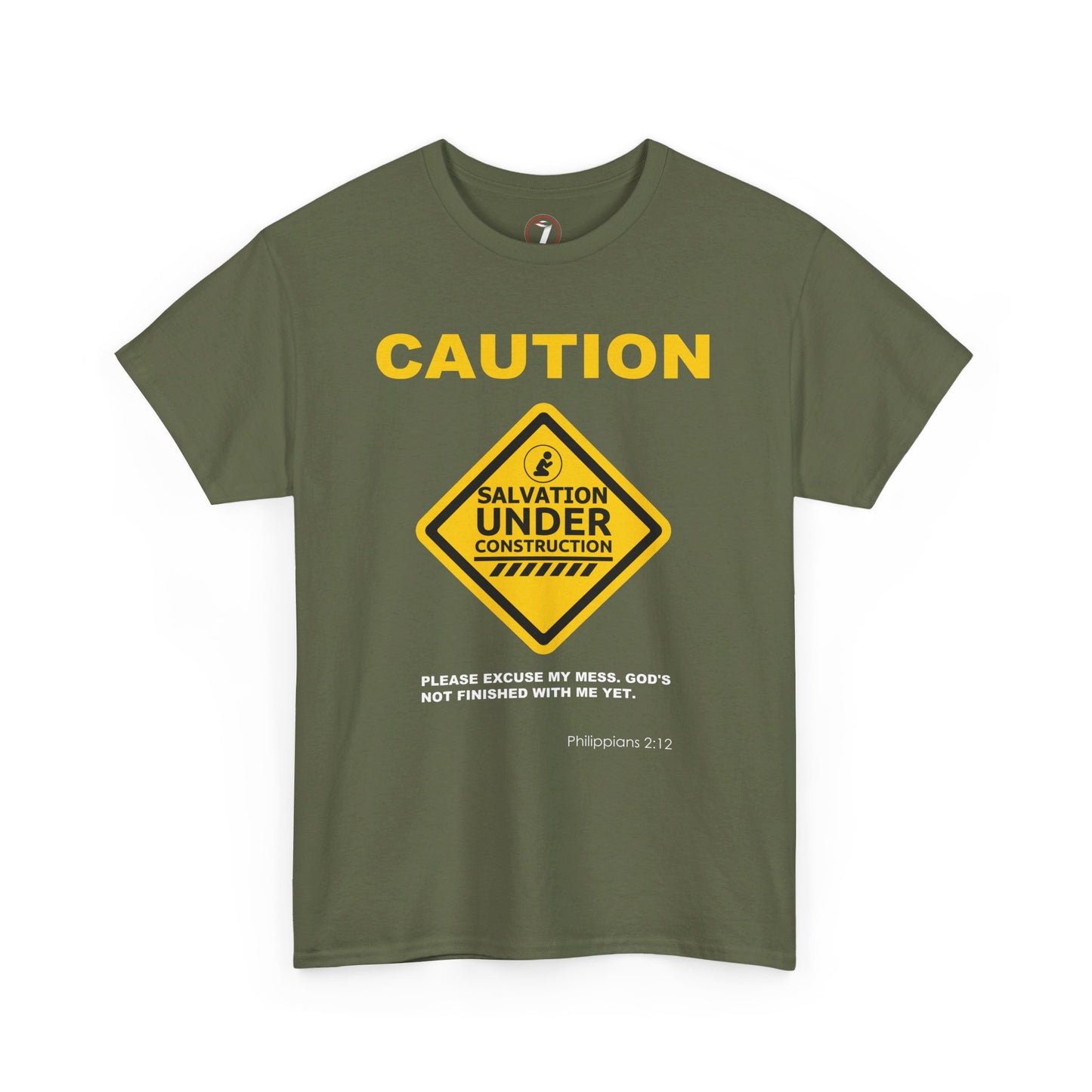 Salvation Under Construction Unisex Heavy Cotton Tee