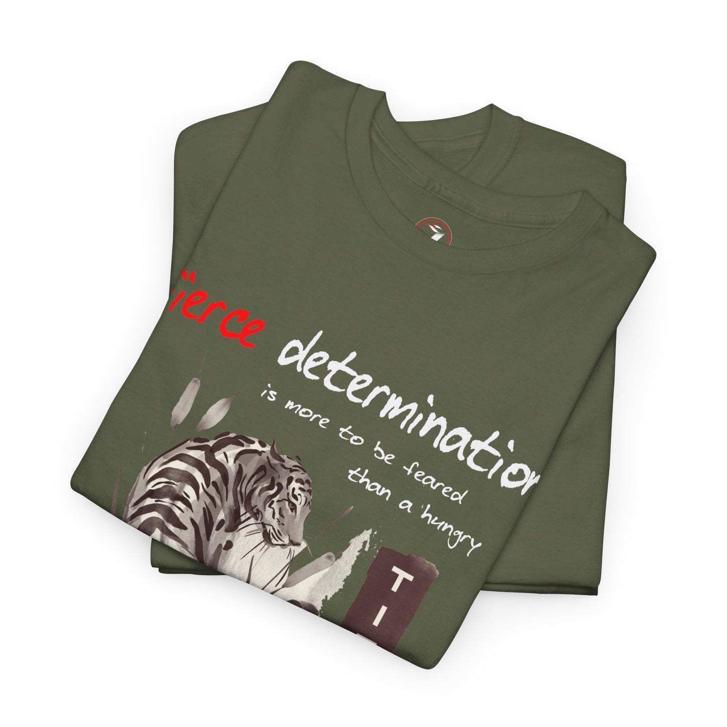 Fierce Determination Unisex Heavy Cotton Tee