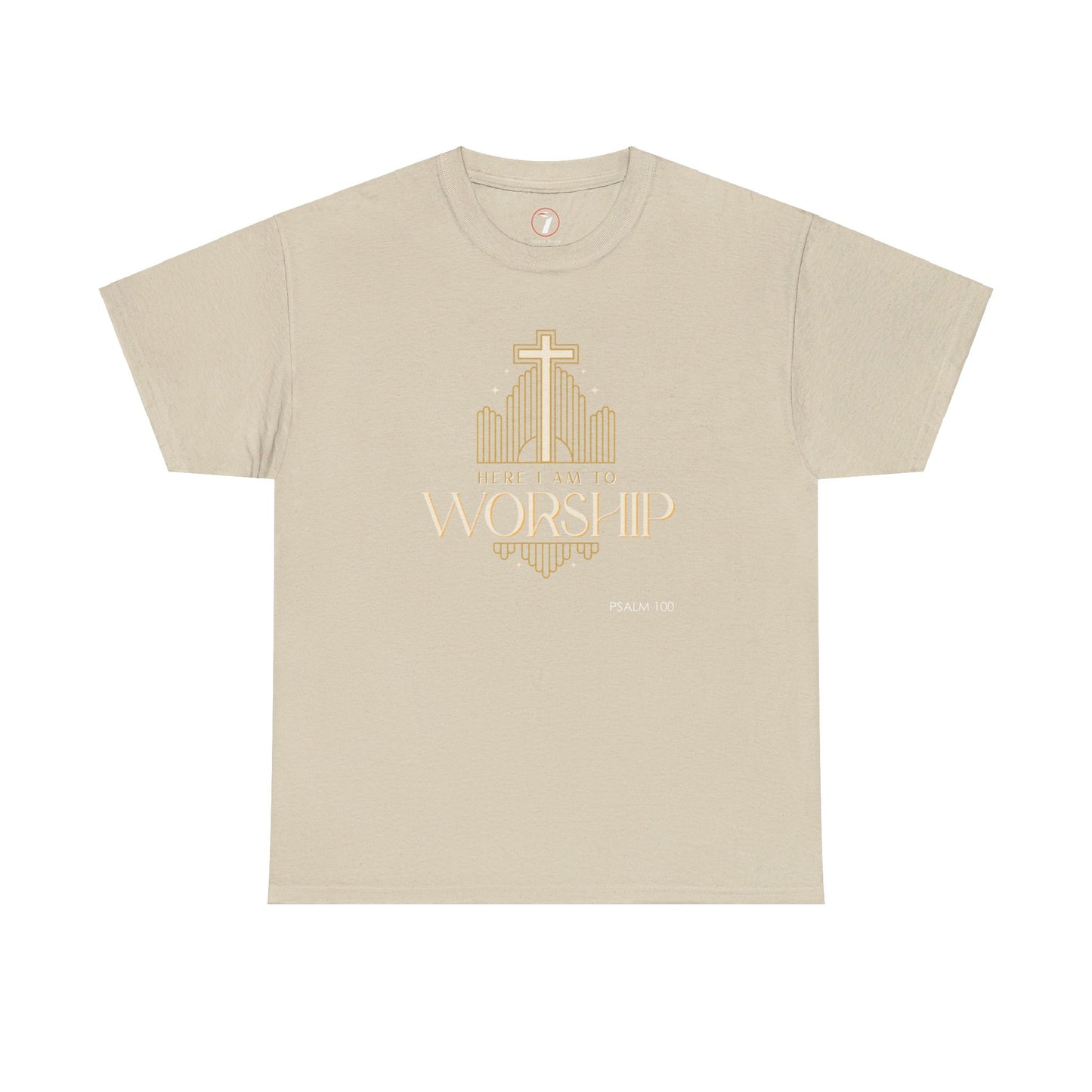 Here I am to Worship Unisex Heavy Cotton Tee
