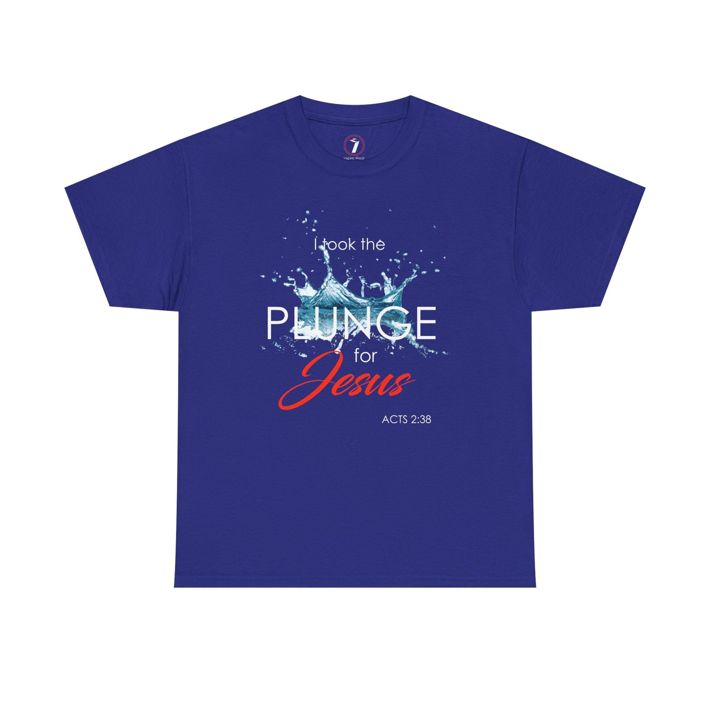 Plunge for Jesus Unisex Heavy Cotton Tee - Faith-Inspired Graphic Shirt