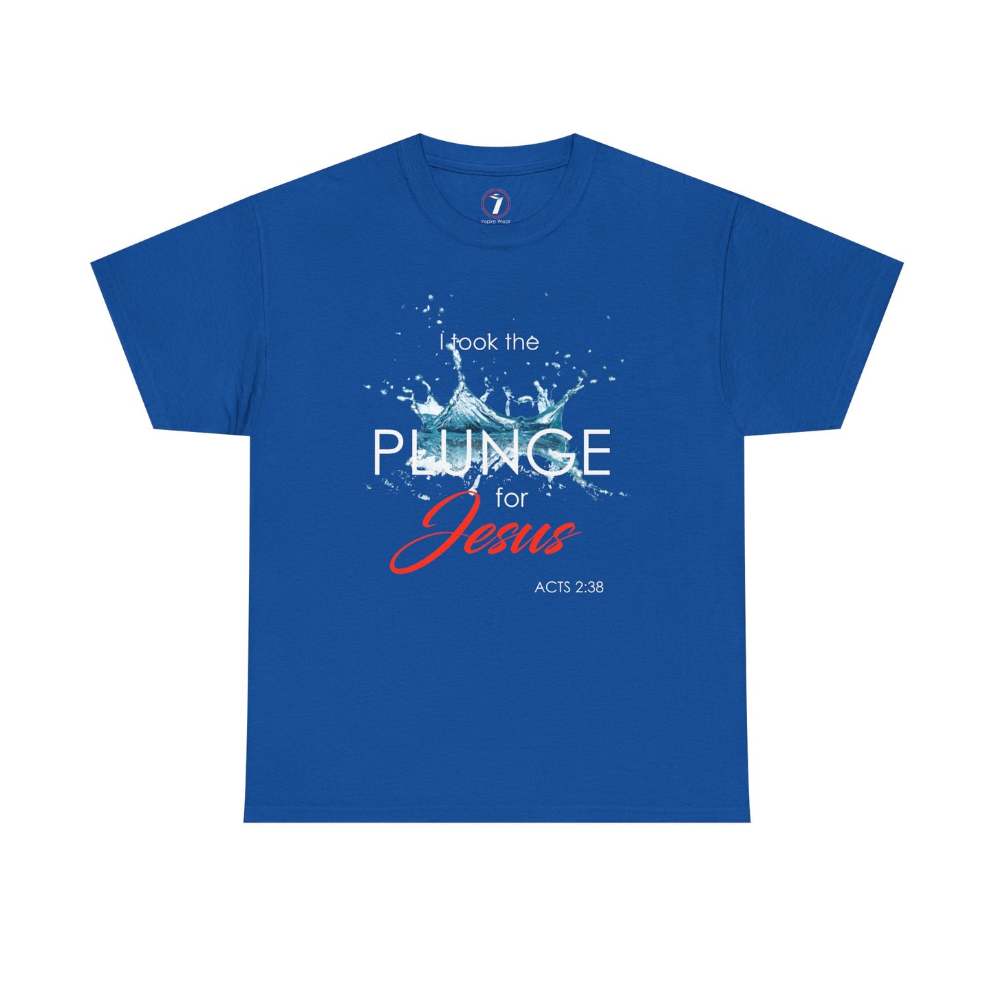 Plunge for Jesus Unisex Heavy Cotton Tee - Faith-Inspired Graphic Shirt