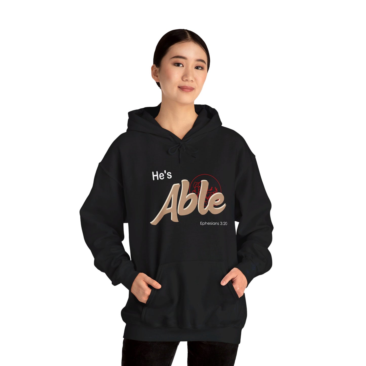 He's Able Unisex Heavy Blend™ Hooded Sweatshirt