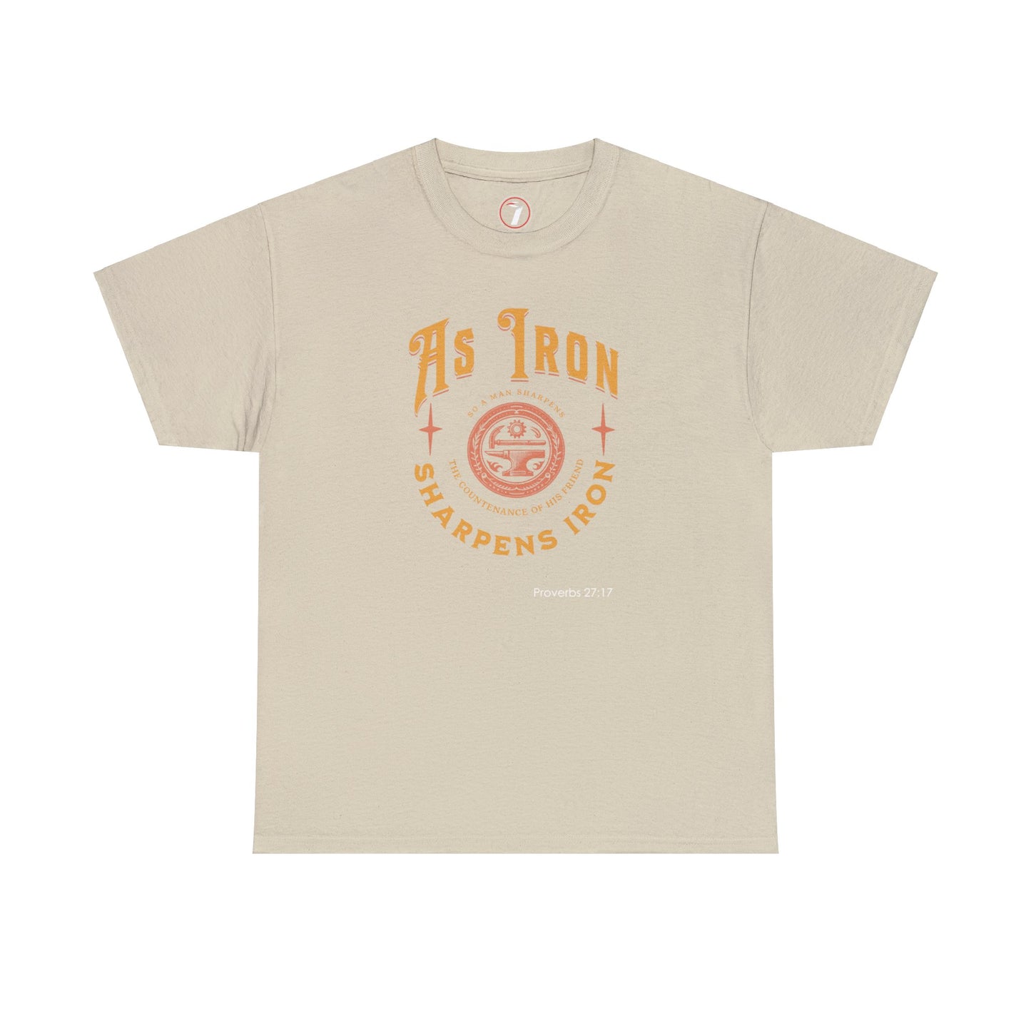 As Iron Sharpens Iron Unisex Heavy Cotton Tee