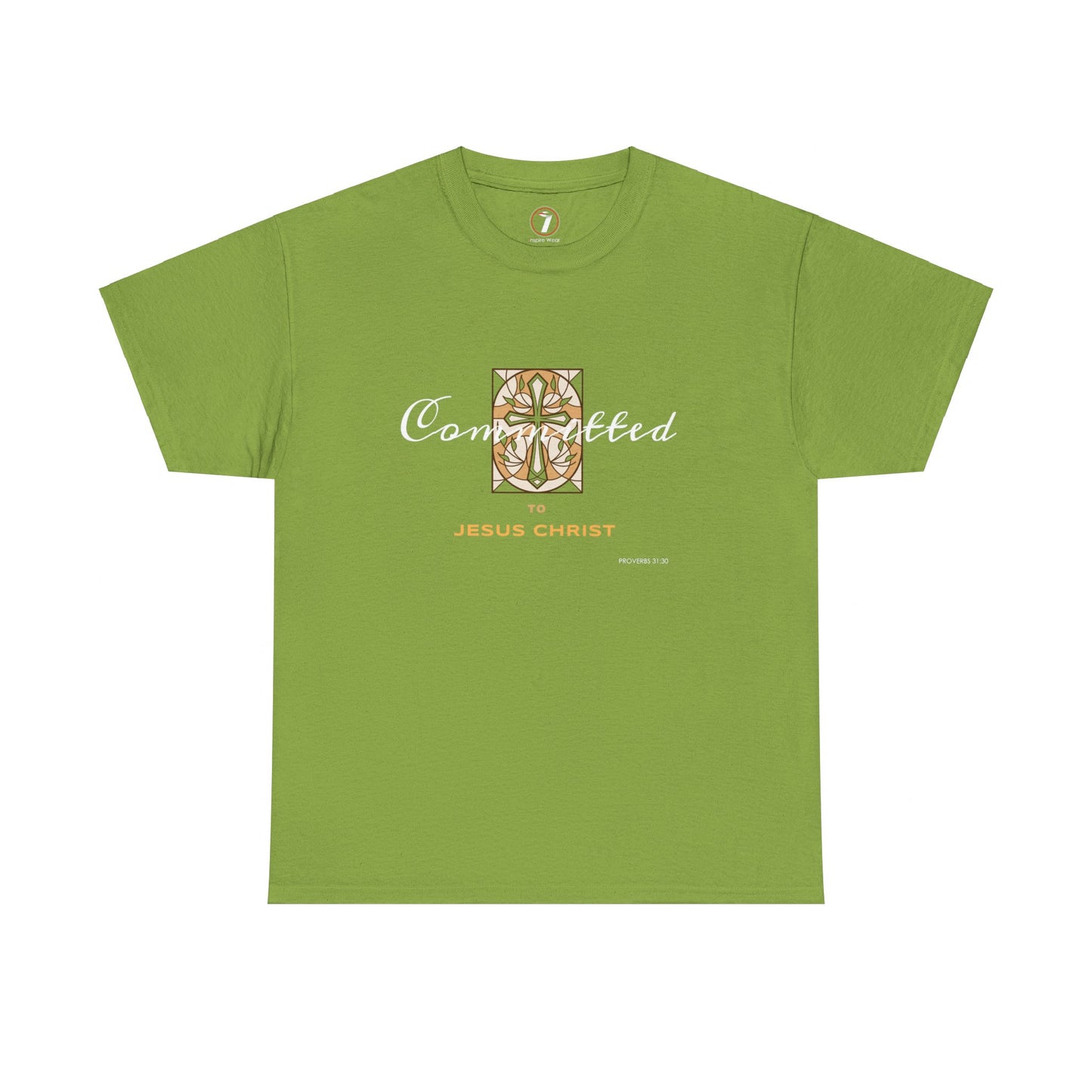 Committed to Jesus Christ Unisex Heavy Cotton Tee