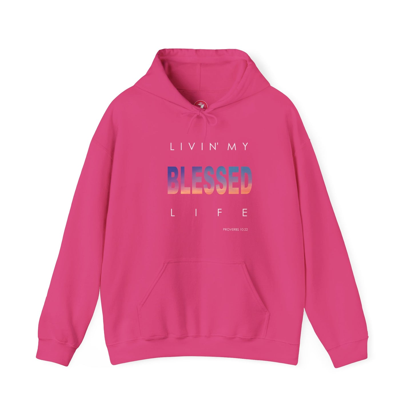 Living My Blessed Life Unisex Heavy Blend™ Hooded Sweatshirt
