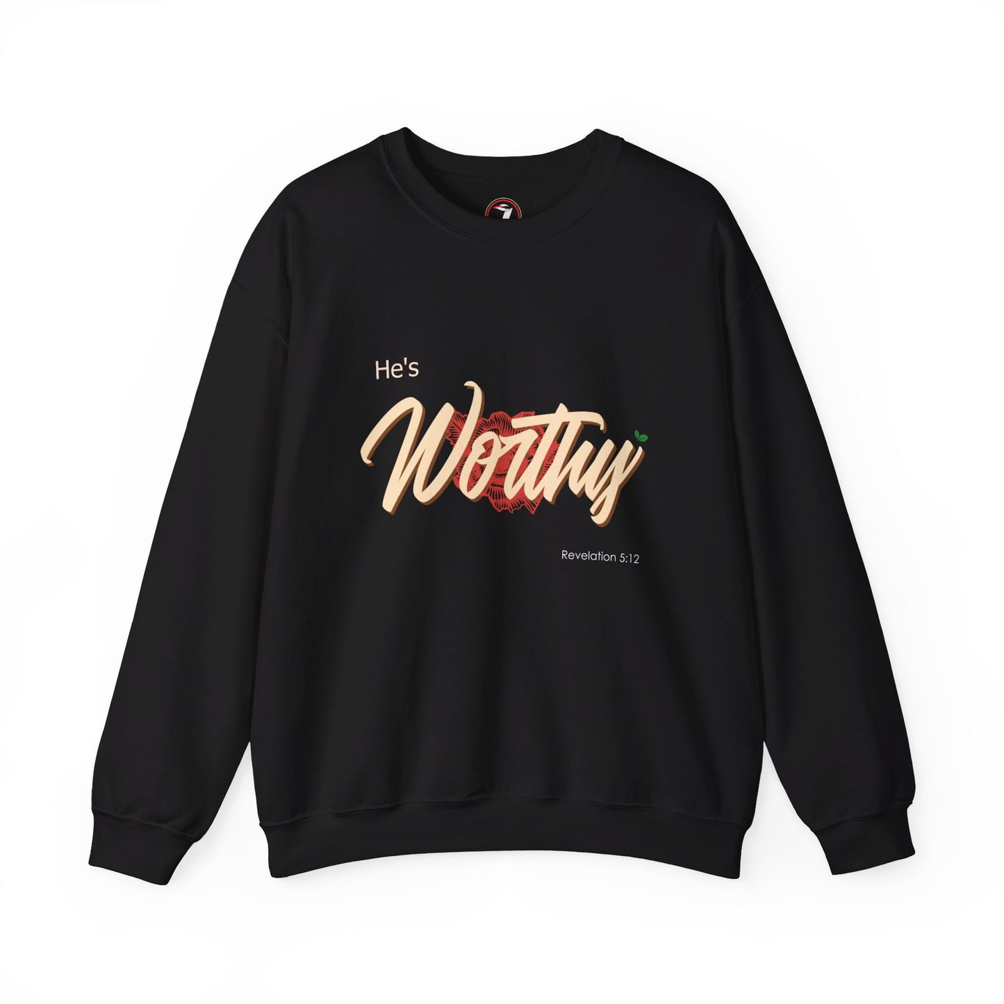 He's Worthy Unisex Heavy Blend™ Crewneck Sweatshirt