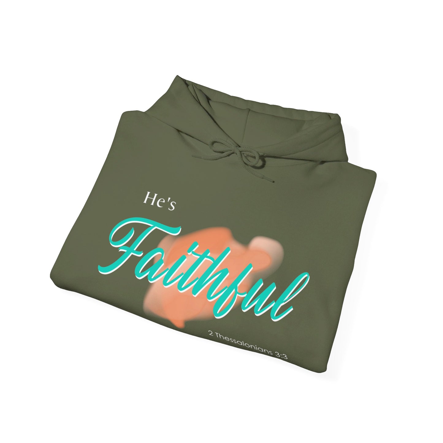 He's Faithful Unisex Heavy Blend™ Hooded Sweatshirt