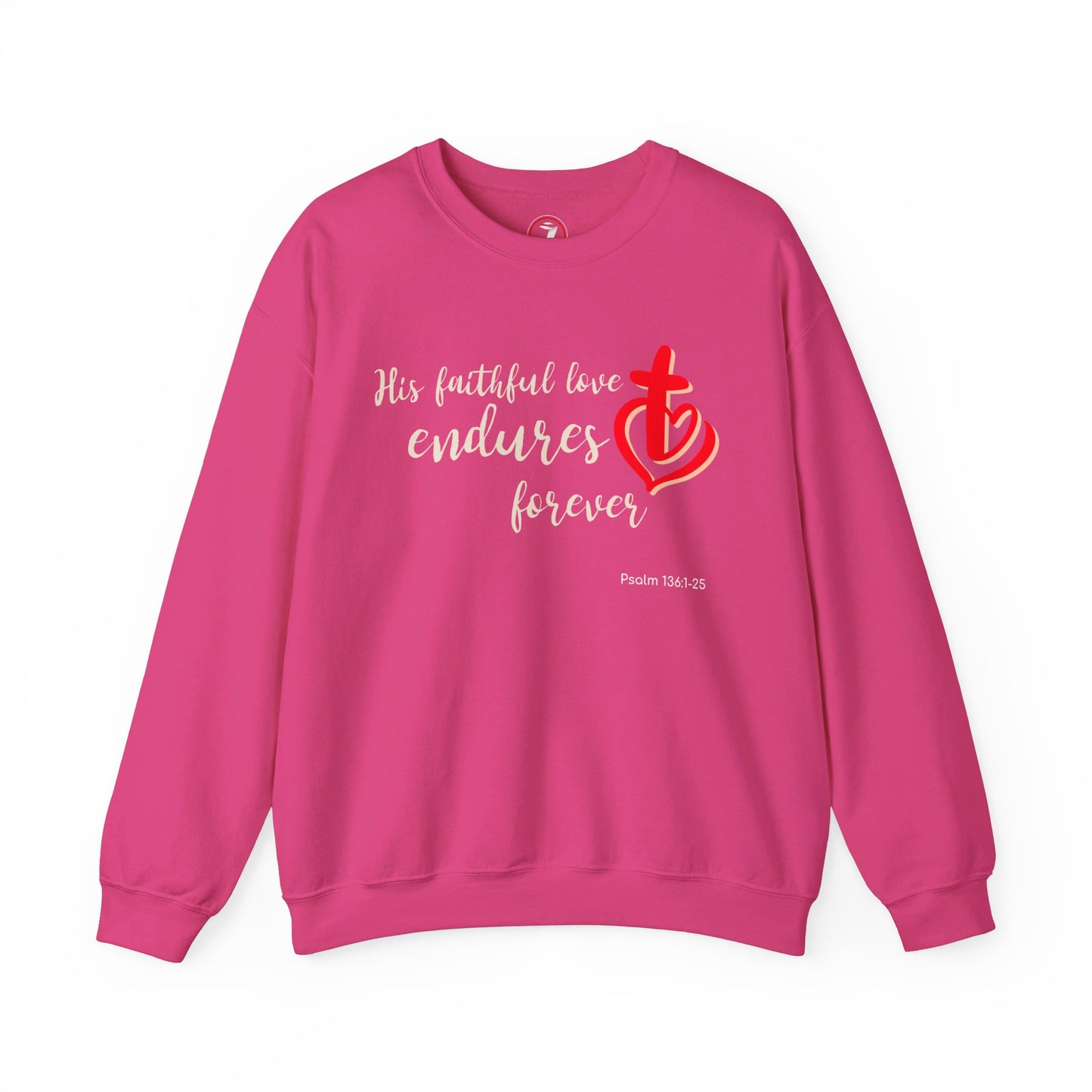 His Faithful Love Unisex Heavy Blend™ Crewneck Sweatshirt